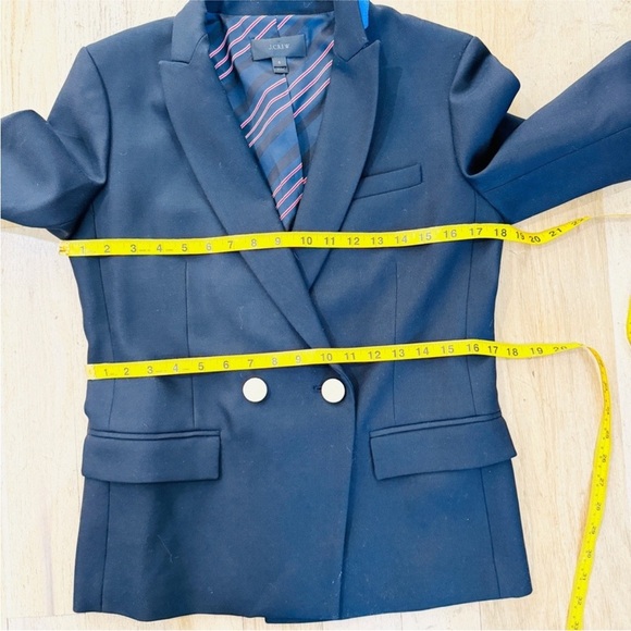 J. Crew 100% wool blazer in navy NWOT - Picture 10 of 14